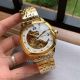 Perfect Replica Cartier Rotonde De All Gold Tourbillon Face Smooth Bezel 42mm Watch (9)_th.jpg